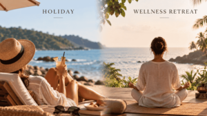 wellness retreat vs holiday